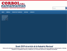 Tablet Screenshot of corbolsrl.com